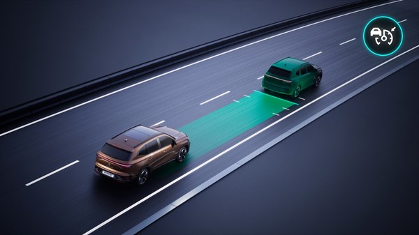 Renault Koleos - intelligent adaptative cruise control